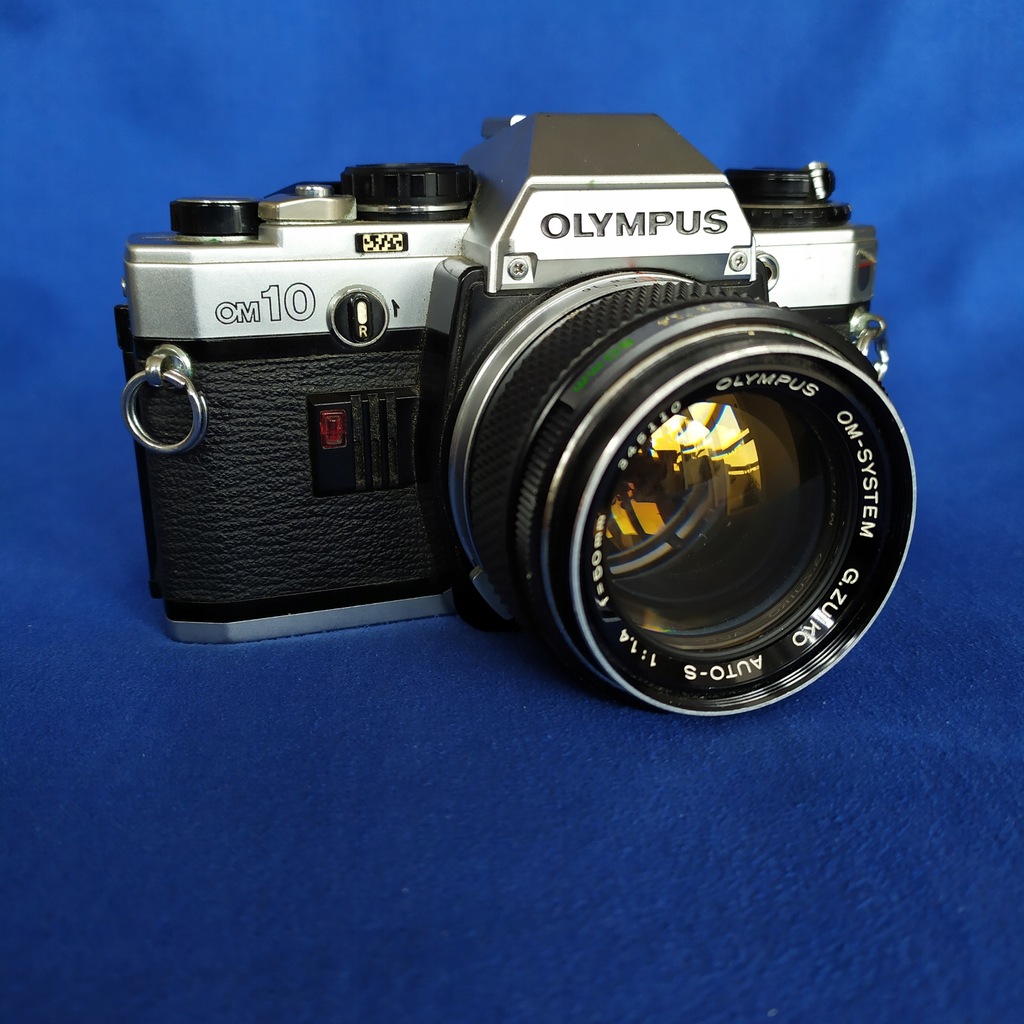 Aparat Olympus OM10 50mm 1.4