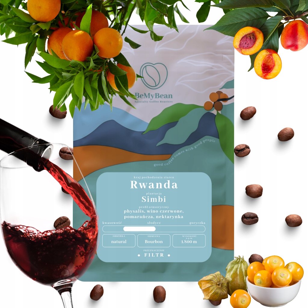 Rwanda Simbi - Natural 250g - filter BEMYBEAN