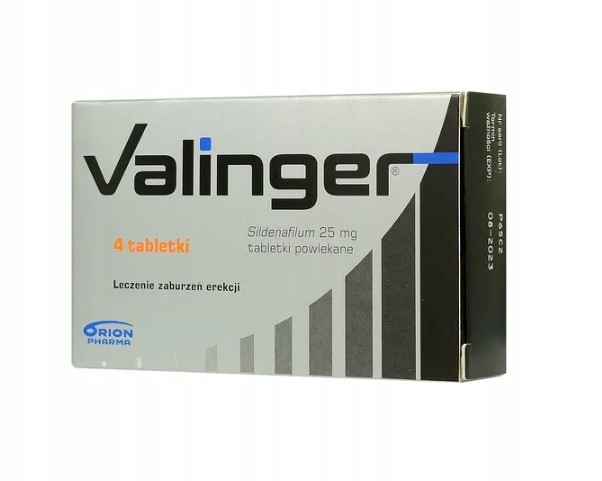 Valinger, 25 mg, tabletki powlekane, 4 szt.