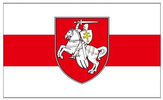 Flaga Białoruś historyczna Opozycja Pogoń 150x90cm