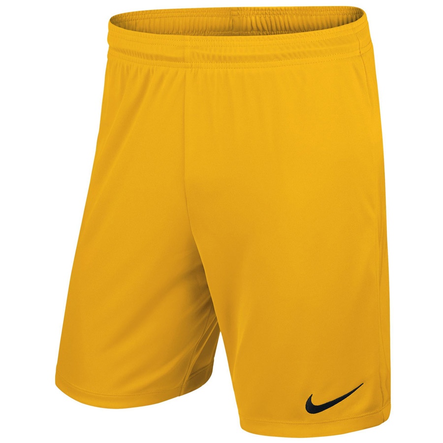 Spodenki Nike Park II Knit Junior żółty rozmiar L