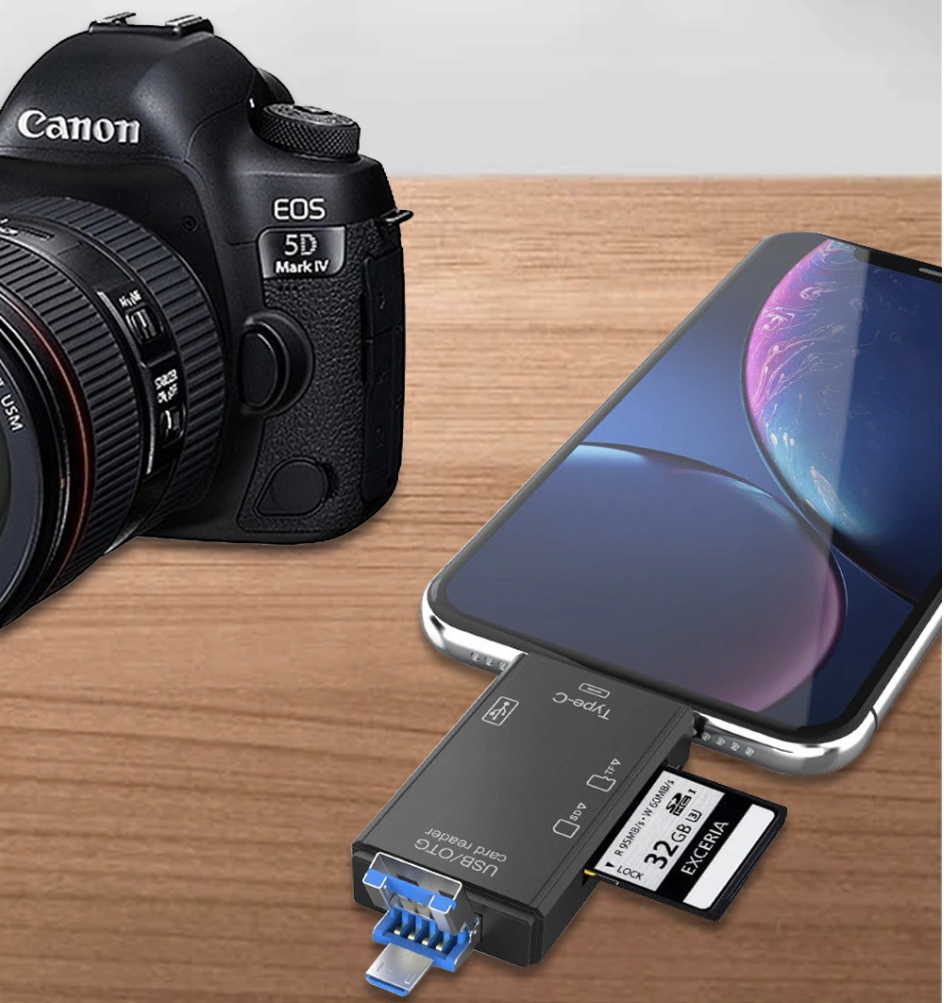 Купить Устройство чтения SD-карт MICROSD USB MICRO USB USB-C 5 в 1: отзывы, фото, характеристики в интерне-магазине Aredi.ru