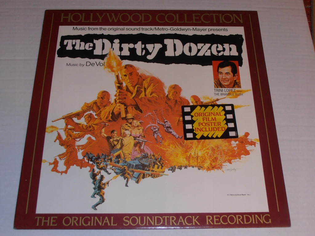 Frank De Vol - The Dirty Dozen SOUNDTRACK LP MINT