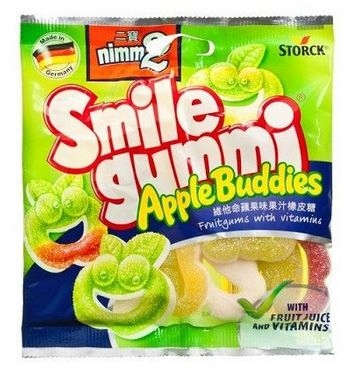 nimm2 SMILE GUMMI owocowe Apple Buddies 90g