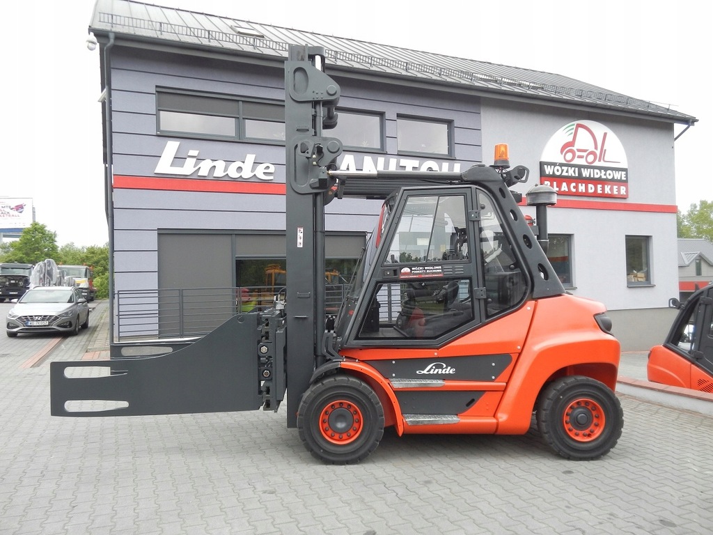 Wózek widłowy Linde H60D-03 Chwytak do bel Stabau