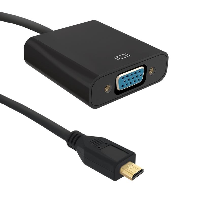Adapter Konwerter Micro HDMI - VGA DSUB Full HD - 7593683519 ...