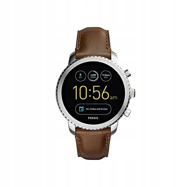 ZEGAREK MĘSKI SMARTWATCH FOSSIL FTW4003 BRĄZOWY