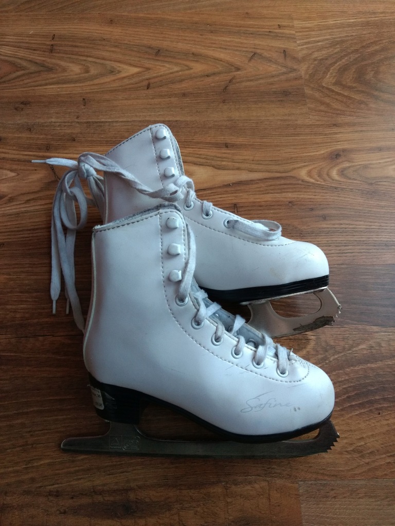 2Białe łyżwy figurowe Safine jnowe r.30
