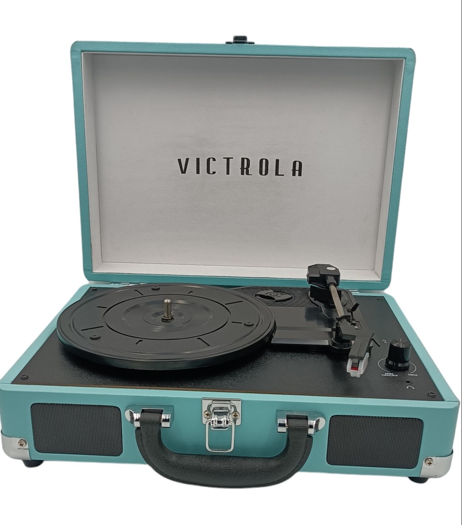 Gramofon walizkowy Victrola VSC-550BT nowa igła niebieski błękitny