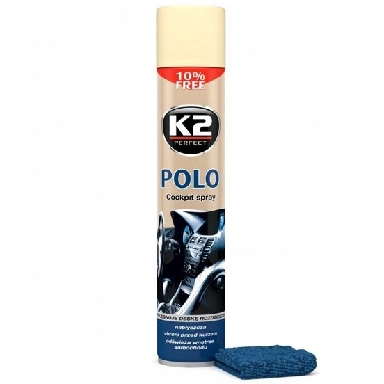 K2 POLO COCKPIT SPRAY VANILLA 750ml Do kokpitu