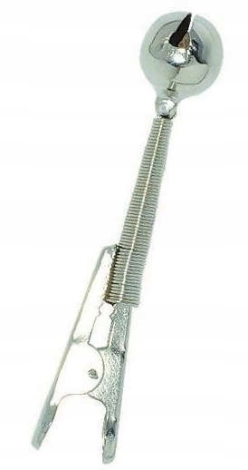 Dzwonek pojedynczy Robinson niklowany 16mm