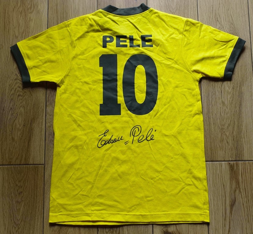 PELE - koszulka Brazylii z autografem (ZAG)