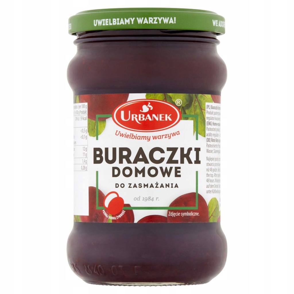 URBANEK BURACZKI DOMOWE DO ZASMAŻANIA 290 G PRZEKĄSKA DO MIĘS
