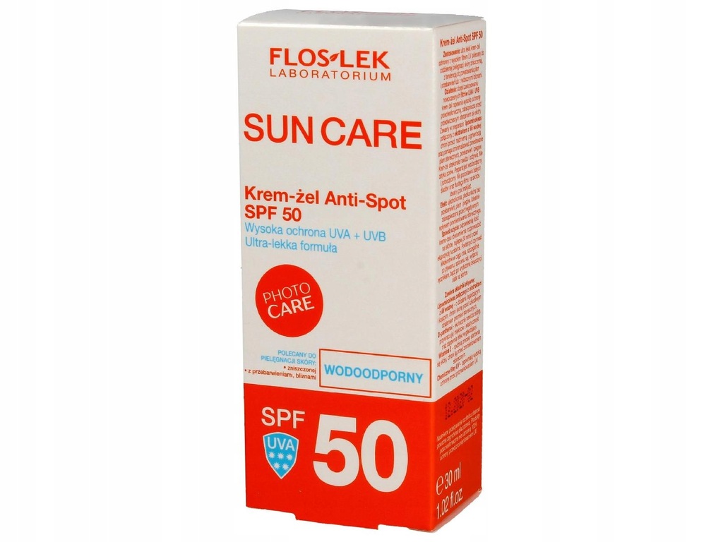 Floslek Sun Care Krem-żel Anti-Spot SPF 50 30ml