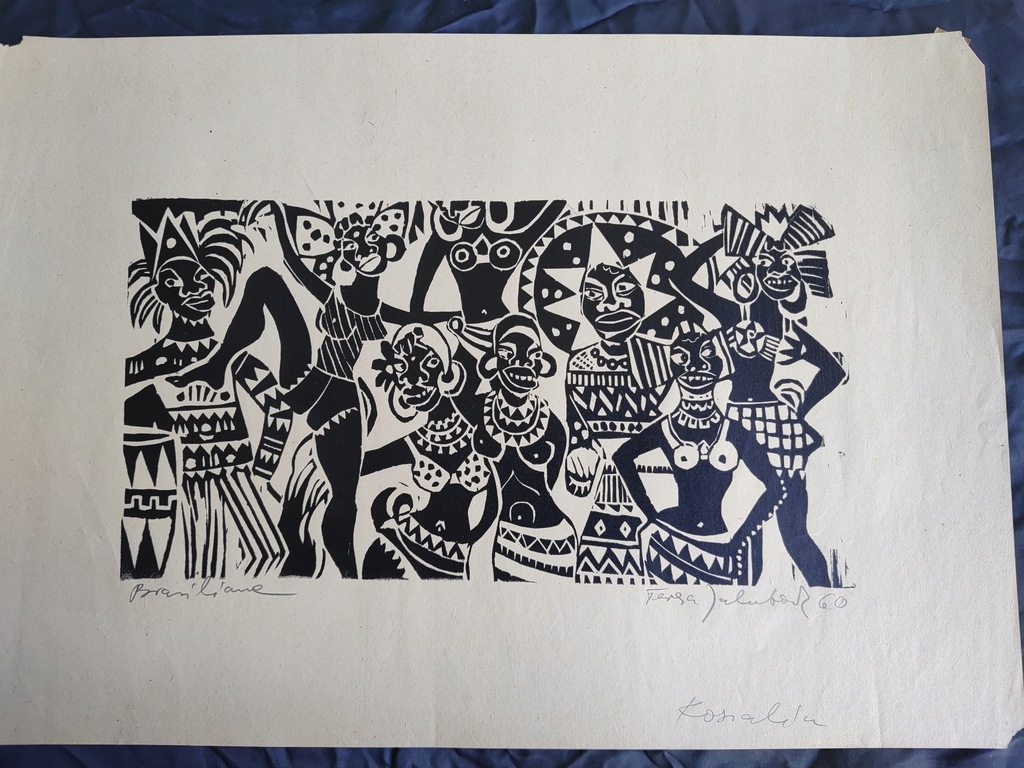 Obraz grafika Teresa Jakubowska ,,Brasiliana"
