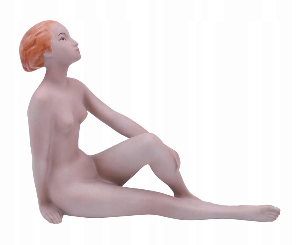figurka KOBIETA akt porcelana ROYAL DUX Czechosłowacja