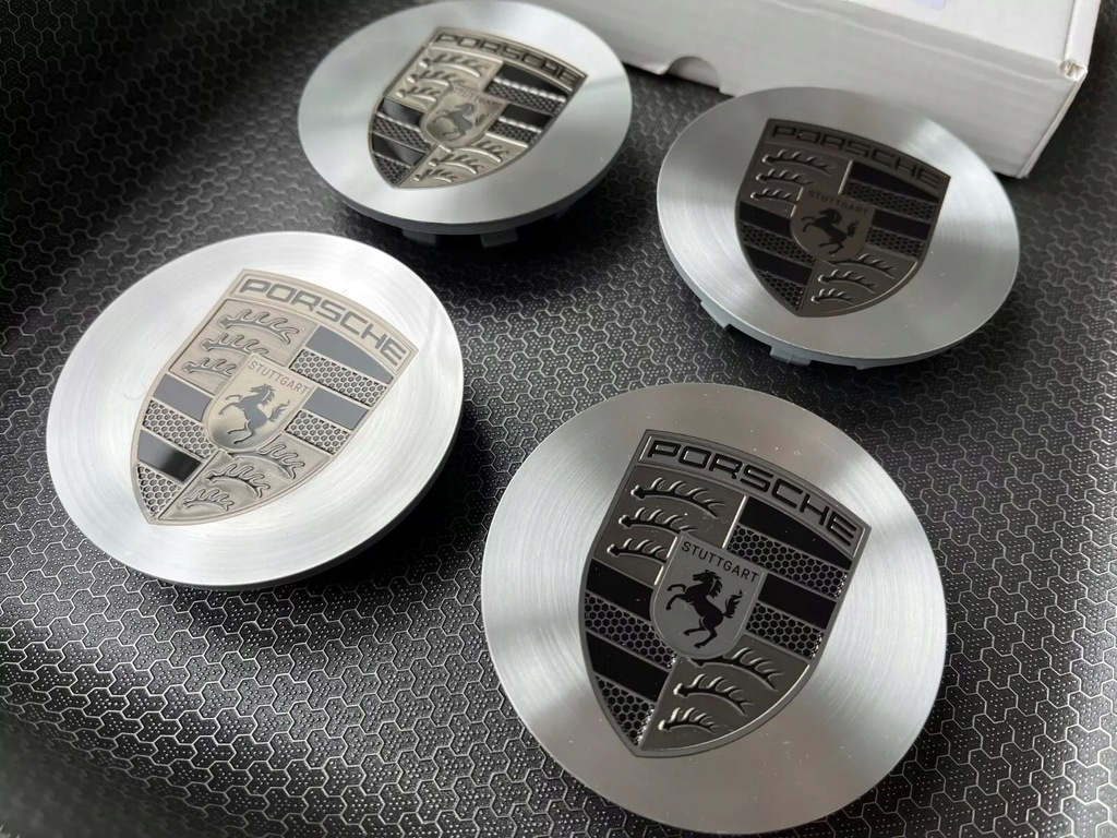 4x ORYGINALNY DEKIELEK FELGI 9Y0601149M PORSCHE 76MM ASO