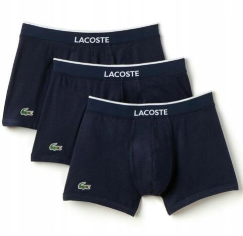 Lacoste 167564 Bokserki Męskie Bawełna 3szt. L