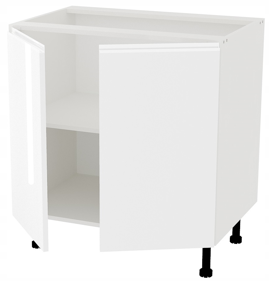 Купить Кухонный шкаф из МДФ белый глянцевый - S_S80_2F_FBP: отзывы ...