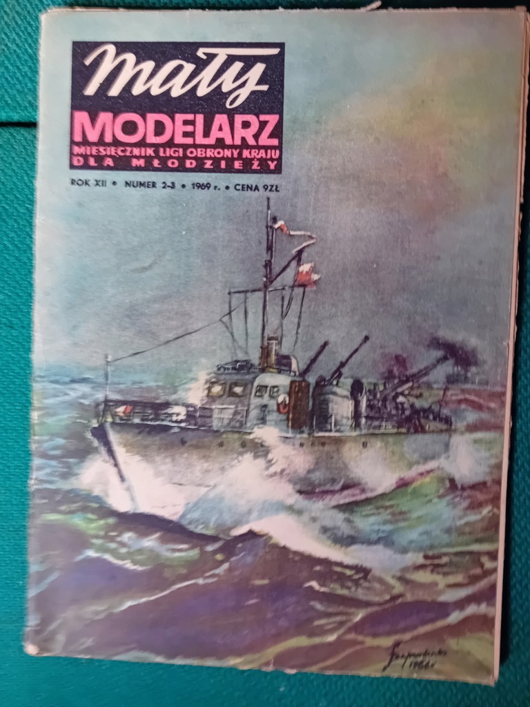 MAŁY MODELARZ 2-3/1969 - Ścigacz okrętów podwodnych