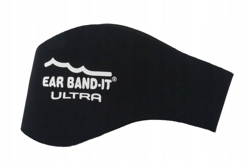 Ear Band-It czarna opaska do pływania L