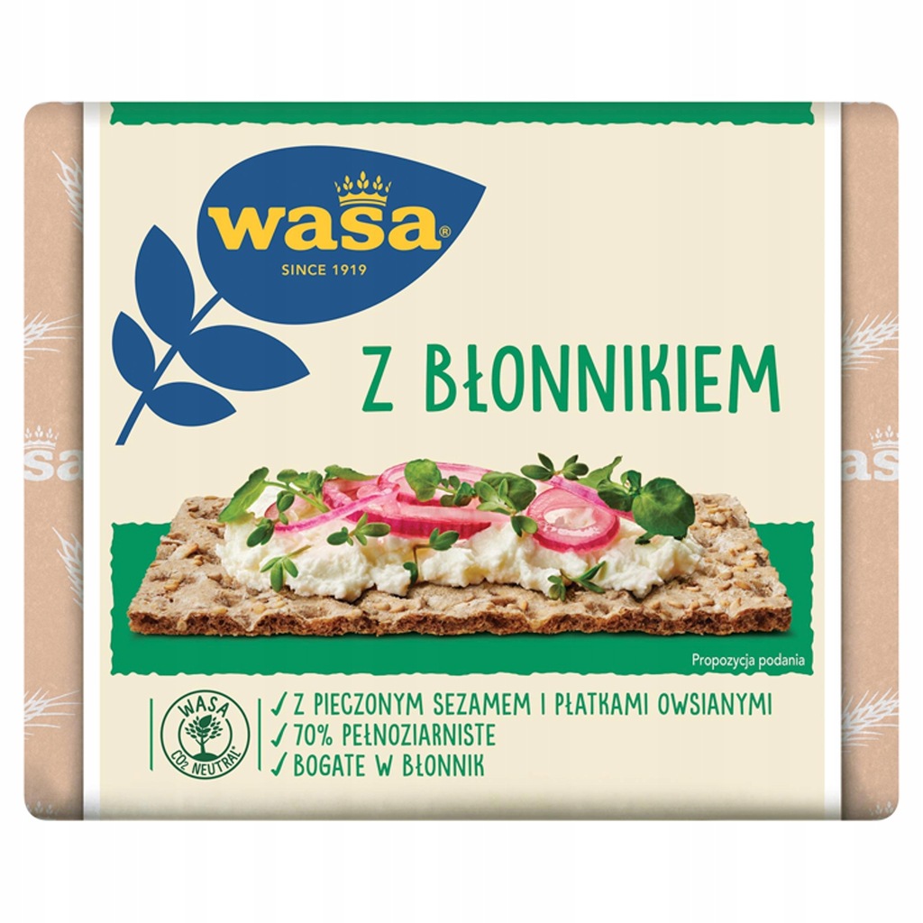 Wasa Pieczywo chrupkie z błonnikiem 230 g