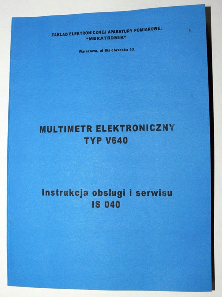 Купить Мультиметр V-640 Meratronik инструкция: отзывы, фото, характеристики в интерне-магазине Aredi.ru