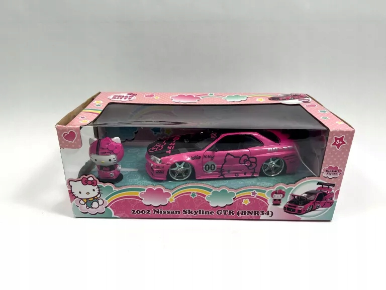 HELLO KITTY 2002 NISSAN SKYLINE GTR BNR34 1:24 - 13613794149