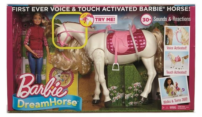 Barbie Interaktywny Koń Barbie + Lalka