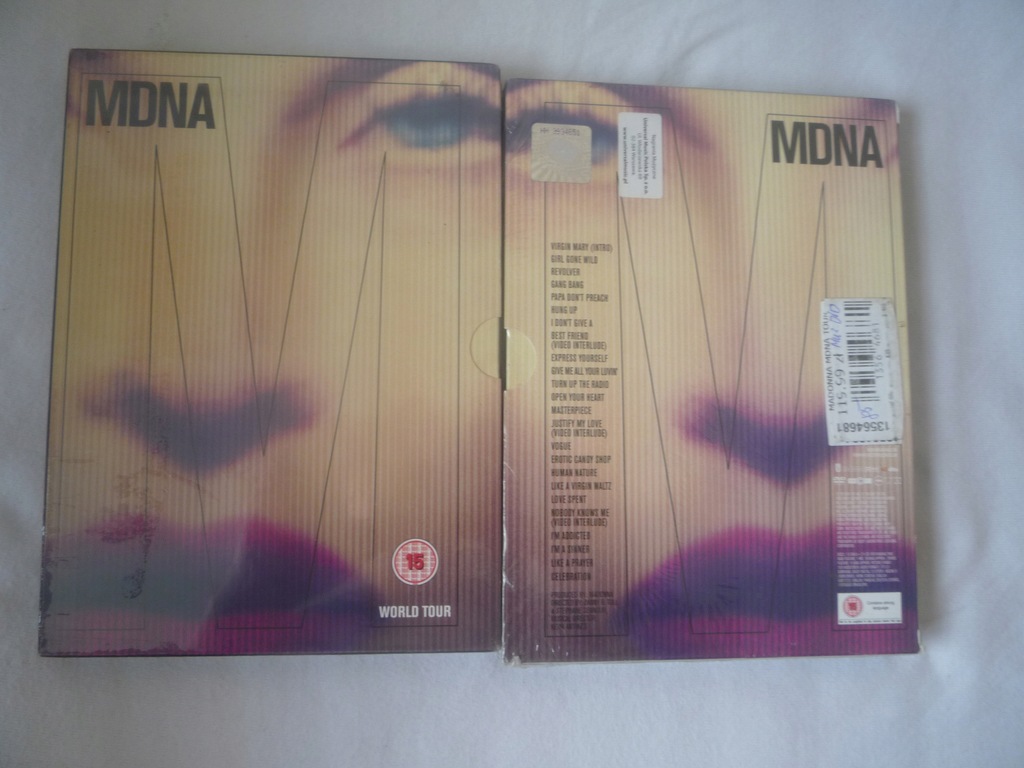 Madonna - MDNA DVD+2CD (paragon, folia)