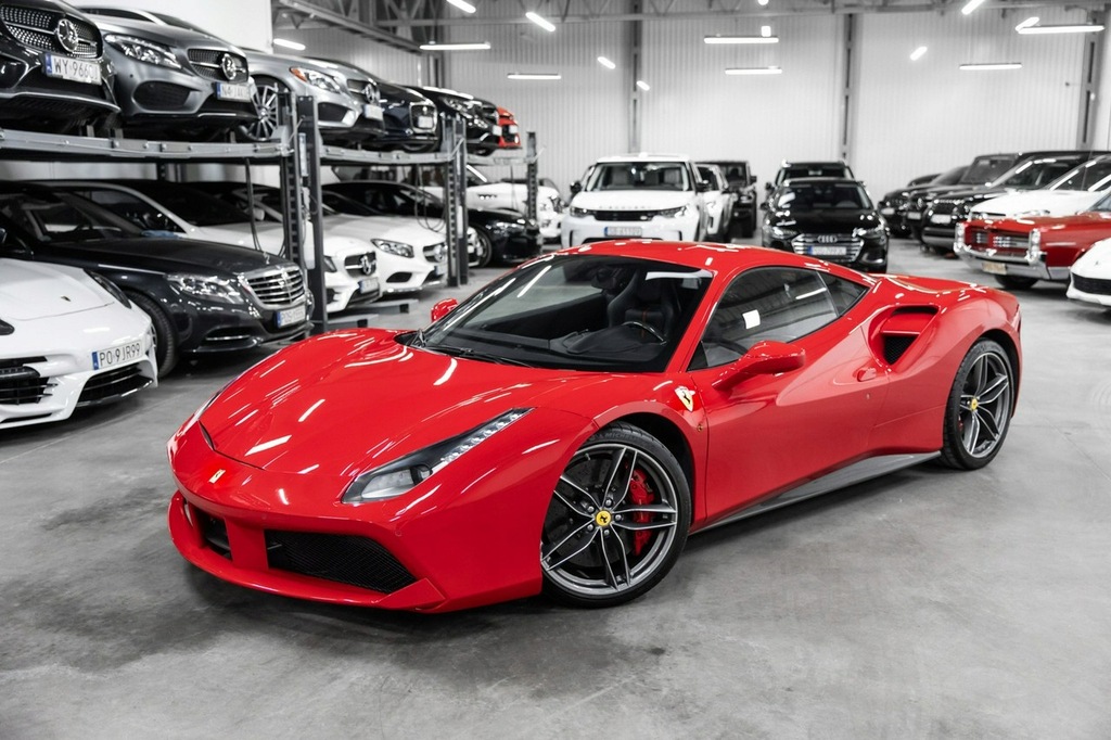 Ferrari 488 GTB 3.9 V8 670 KM. Rosso Corsa. FV23%.