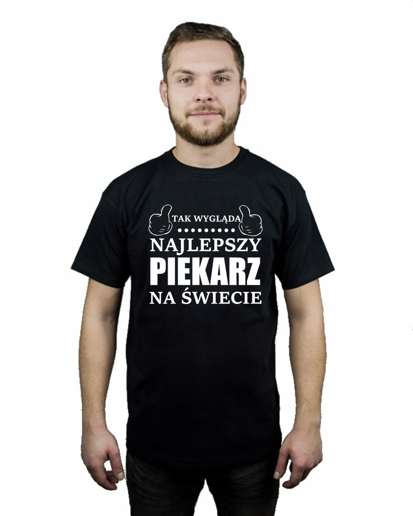 Koszulka męska TAK WYGLĄDA NAJLEPSZY PIEKARZ L