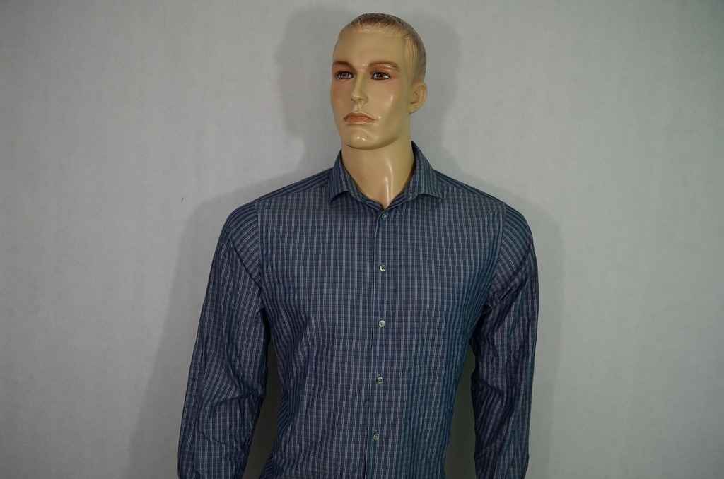 CALVIN KLEIN KOSZULA KRATA SLIM FIT CK SHIRT *L*