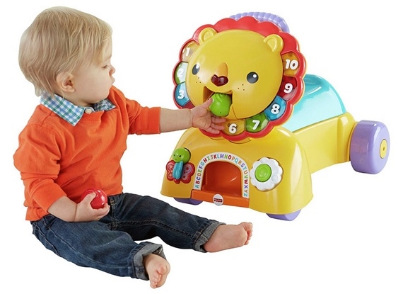 FISHER PRICE JEŹDZIK LEW 3W1 PCHACZ JEŹDZIK CE