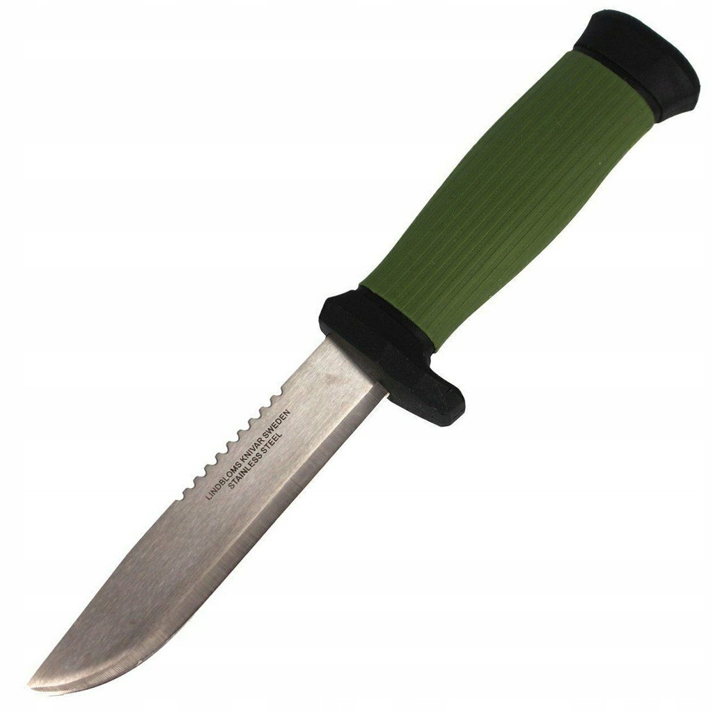 Nóż Lindbloms Hunting Olive 4000 + kabura