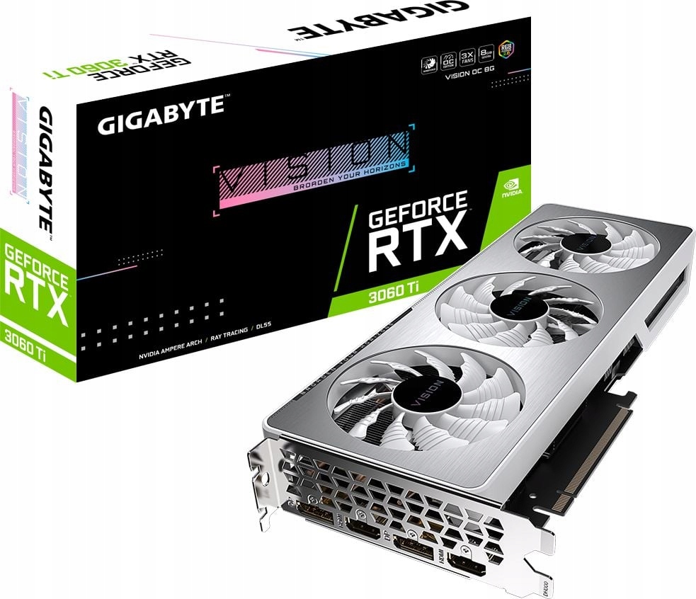 Karta Gigabyte GeForce RTX 3060 Ti VISION OC 8 GB