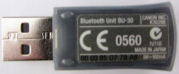 Купить Оригинальный Bluetooth-адаптер Canon Unit BU-30.: отзывы, фото, характеристики в интерне-магазине Aredi.ru