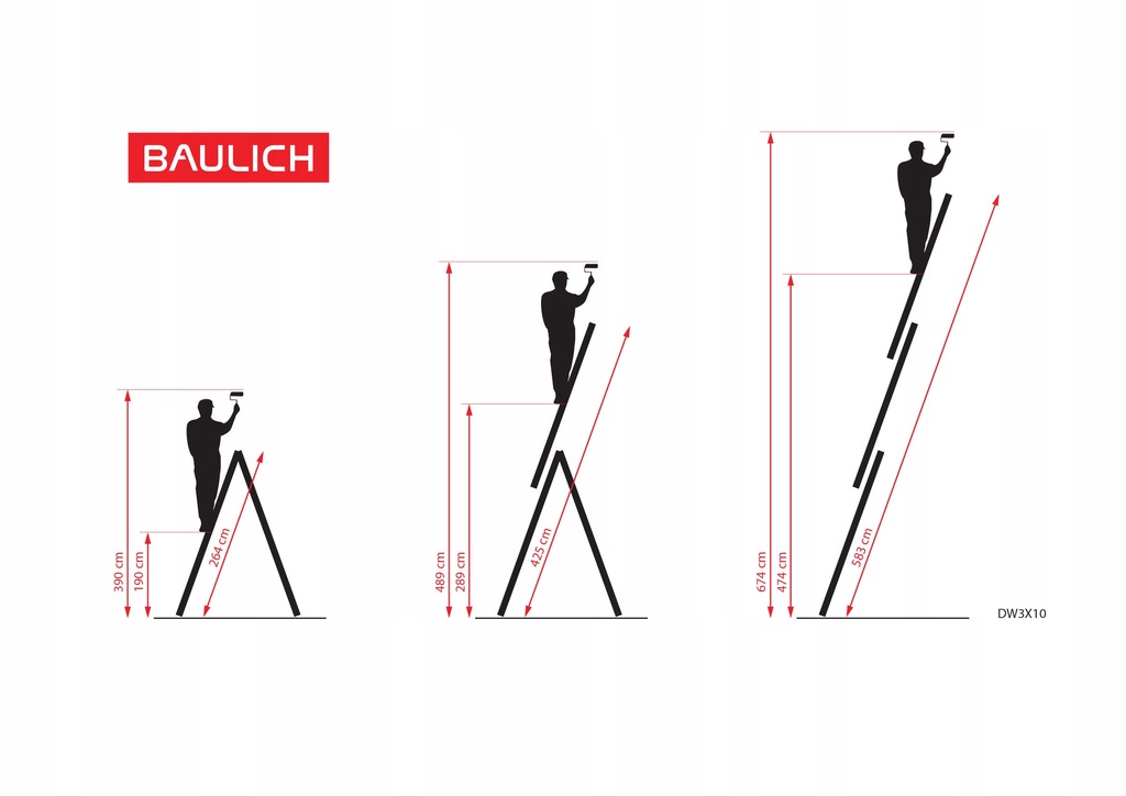 Купить Алюминиевая многофункциональная ЛЕСТНИЦА 3х10 BAULICH PRO: отзывы, фото, характеристики в интерне-магазине Aredi.ru