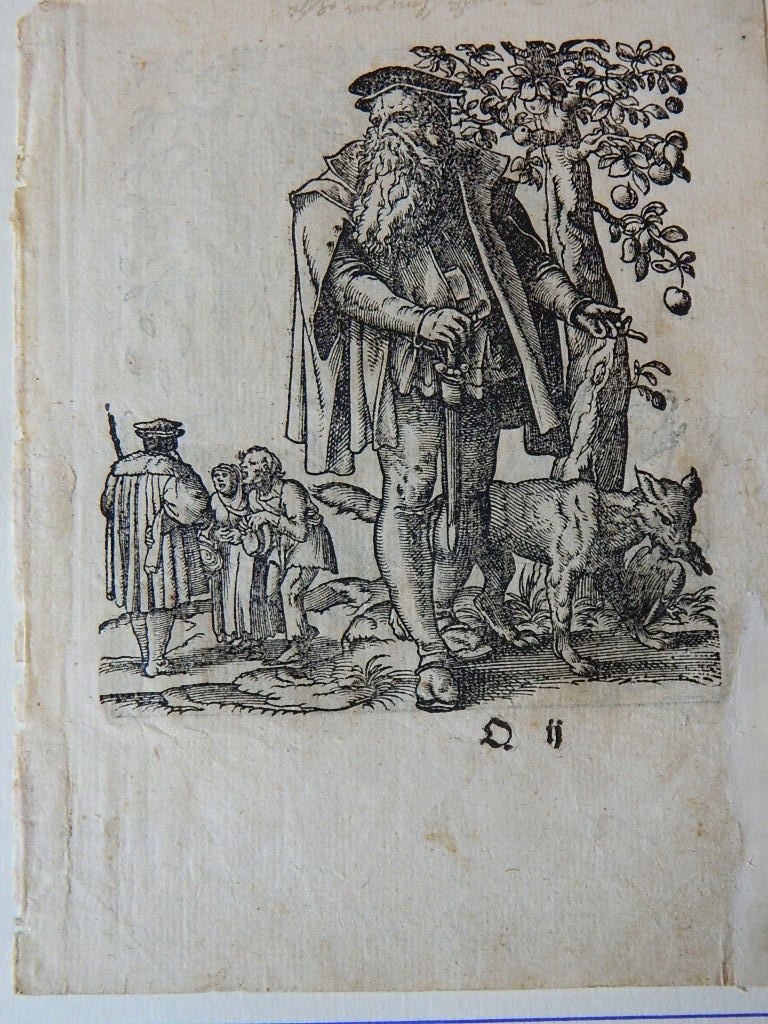 Jost Amman - myśliwy,kaznodzieja 1590 rok