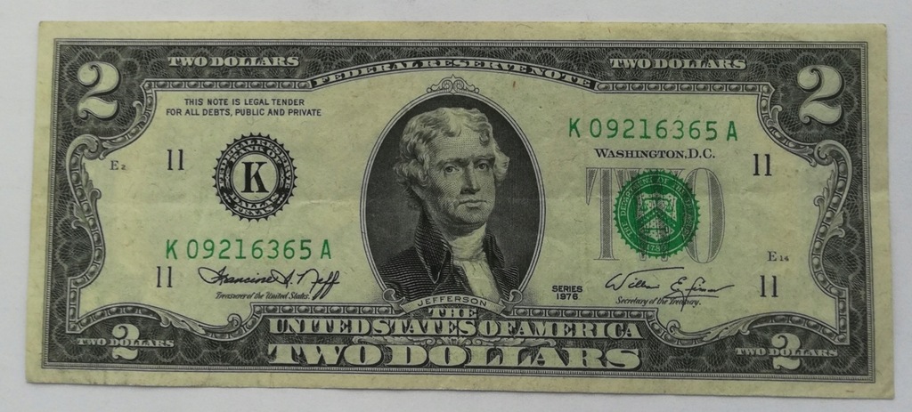 USA 2 dolary 1976