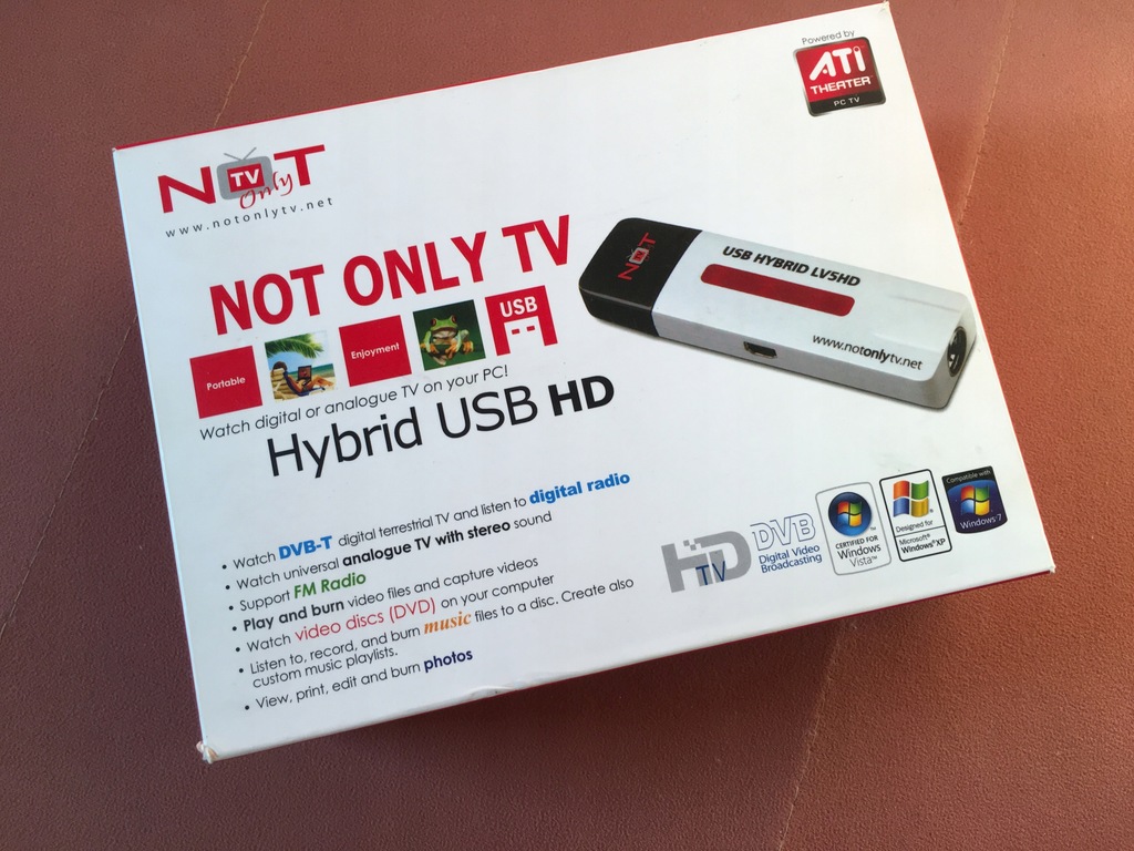 Tuner telewizyjny USB Not Only TV Hybrid LV5HD