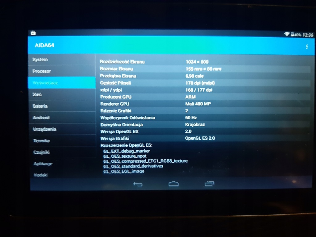 Tablet Esperanza DREAM TAB 7 AX2 HD 8741209818 oficjalne archiwum Allegro