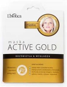 L' Biotica Maska hydrożelowa Active Gold TKANINA