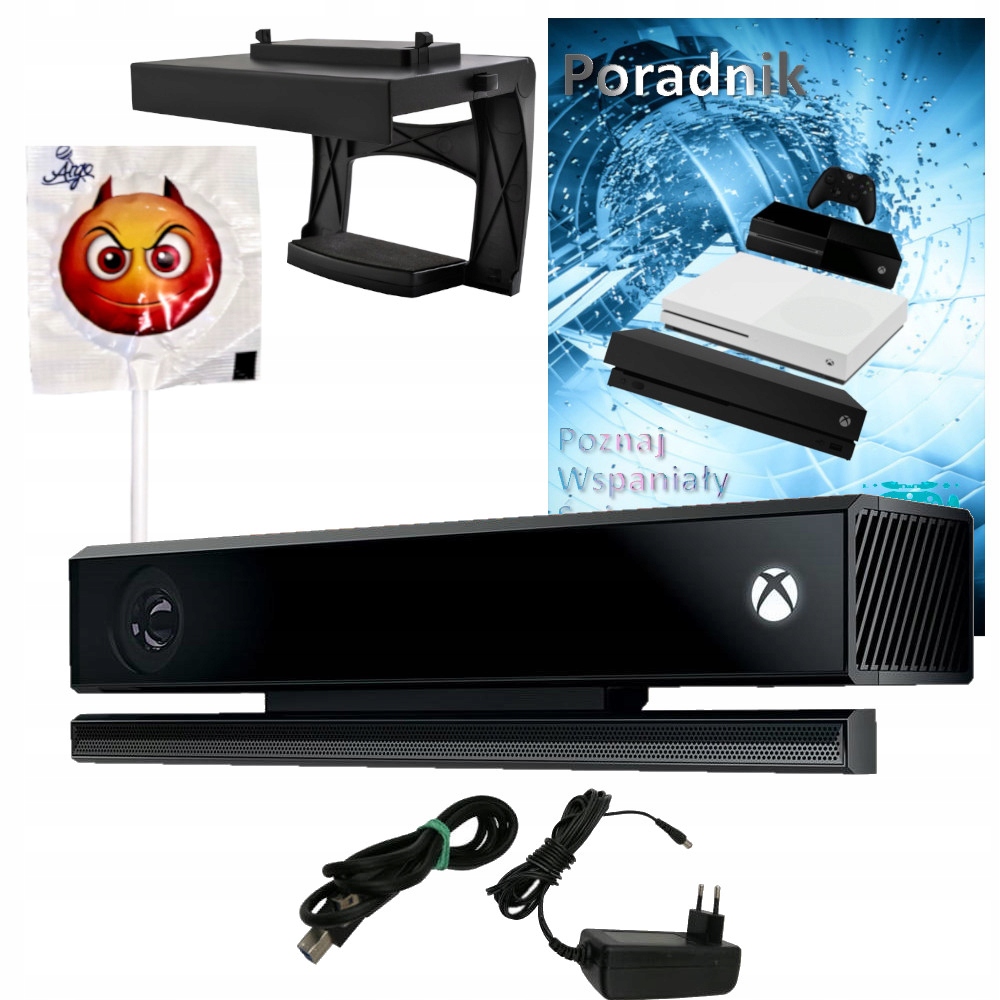 SENSOR KINECT 2.0 ADAPTER XBOX ONE S X + UCHWYT TV 12242100033