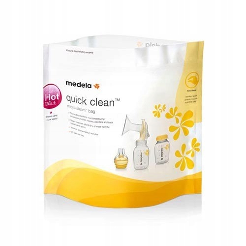 Medela Torebki Quick Clean Torebki do dezynfekcji w kuchence mikrofalowej