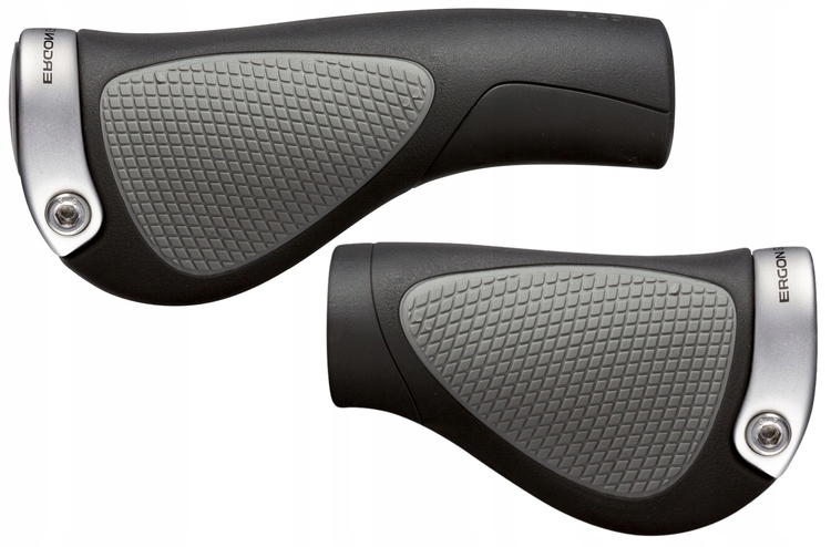 Poignées De Guidon Ergonomiques ERGON GP1-L - Compatibles Rohloff/Nexus (sans Pinces) - Noir