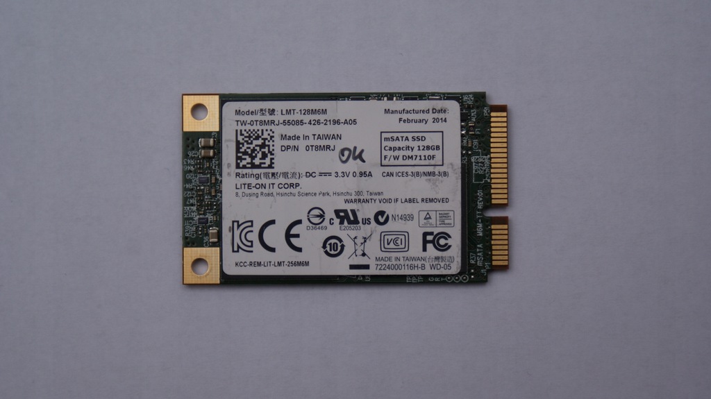 SSD Lite-on LMT-128M6M 128 GB mSATA - 11865077560 - oficjalne archiwum ...