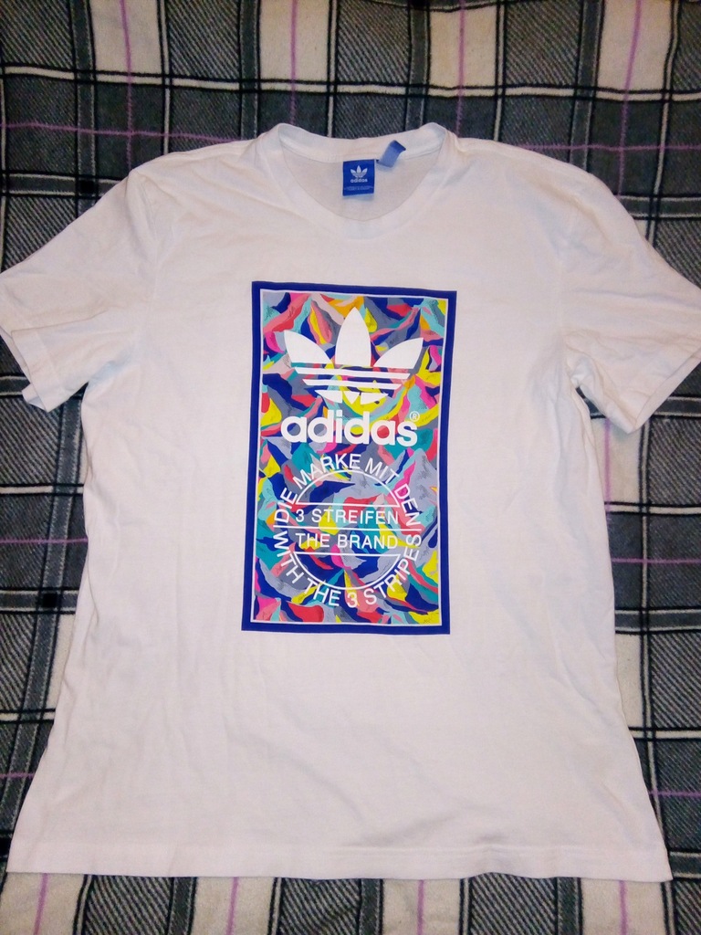 Adidas Originals t shirt męski biały XL Jak nowy