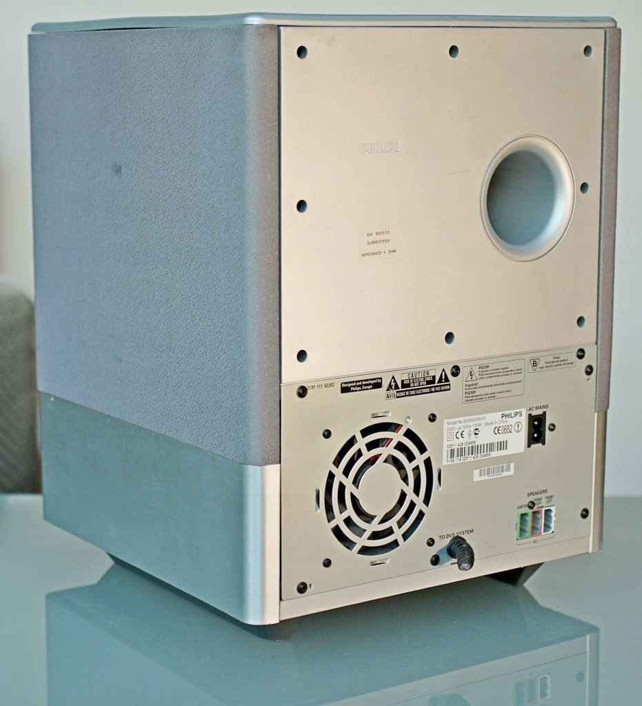 Купить Пассивный сабвуфер Philips SW8500W, 150 Вт, 4 Ом: отзывы, фото и ...