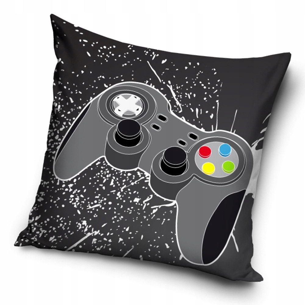 Poszewka mikrofibra 40x40 Gamer black